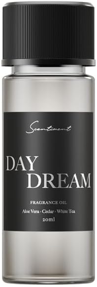 Scentiment Day Dream Fragrance Oil – Aloe Vera, Cedar, White Tea Scent for Diffusers, Aromatherapy Oil (20ml) Scentiment