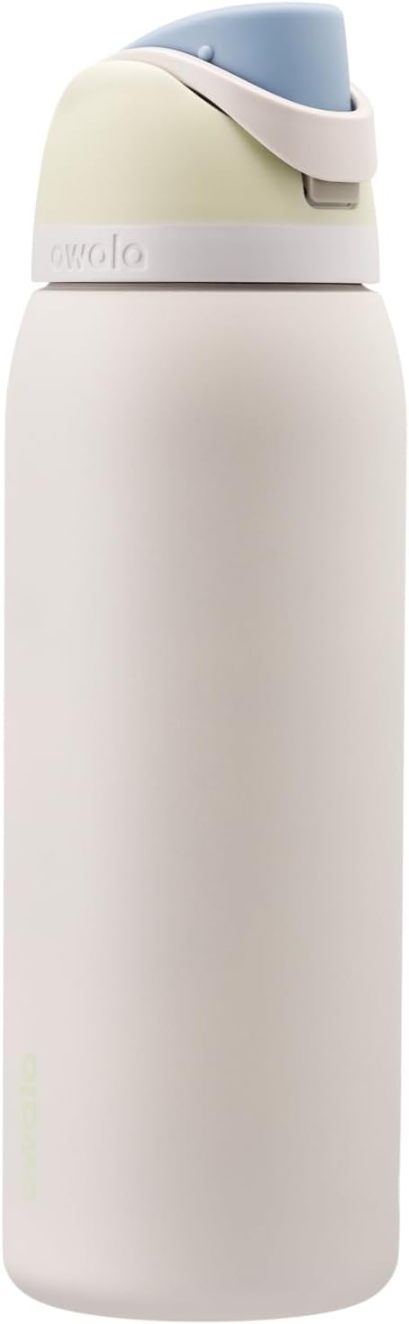Owala FreeSip Insulated Stainless Steel Water Bottle with Straw for Sports, Travel, and School BPA-Free Sports Water Bottle, 40 oz, Iced Breeze Owala