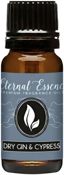Eternal Essence Oils Dry Gin & Cypress 10ml Fragrance Oil – Juniper, Chilled Gin, Citrus Zest & Crushed Cypress – Crisp Botanical Woods & Fresh Aromatic Blend EternalEssenceOils