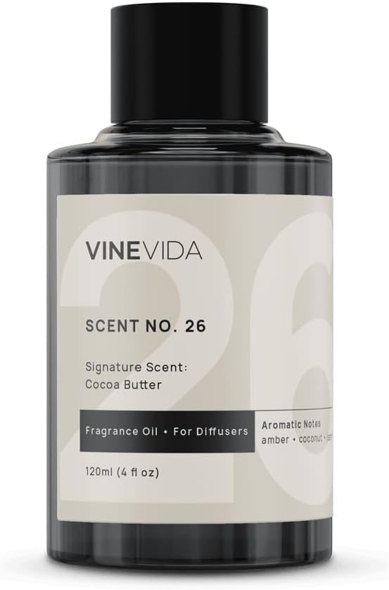 VINEVIDA [4 Fl Oz] Cocoa Butter Fragrance Oil for Cold Air Diffusers - Bloomnest
