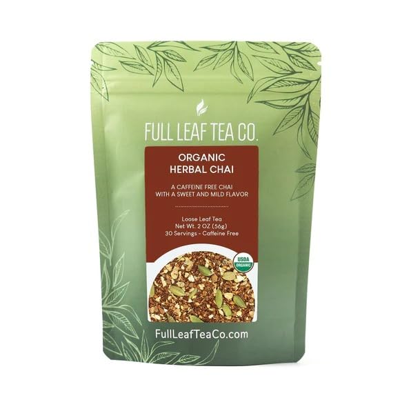 Organic Herbal Chai - 2oz Bag (Approx. 30 Servings) | Full Leaf Tea Co. - Bloomnest