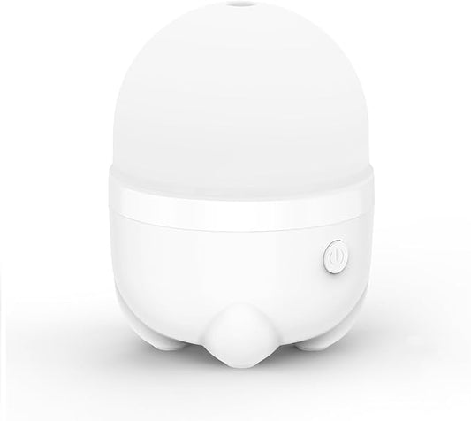 150ML Cordless Battery Powered Essential Oil Diffuser, 7 Hours Run Time,Mini Portable Rechargeable Diffuser with 7 LED Color Changing Lights (White) - Bloomnest