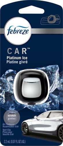Febreze Platinum Ice Car Air Freshener Vent Clips - 1ct - Bloomnest