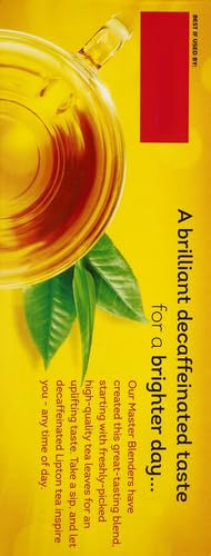 Lipton Decaffeinated Black Tea, 50 Count (Pack of 4) - Bloomnest