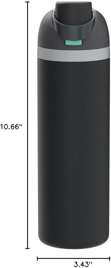 Owala FreeSip Insulated Stainless Steel Water Bottle with Straw for Sports, Travel, and School BPA-Free Sports Water Bottle, 32 oz, Foggy Tide Owala