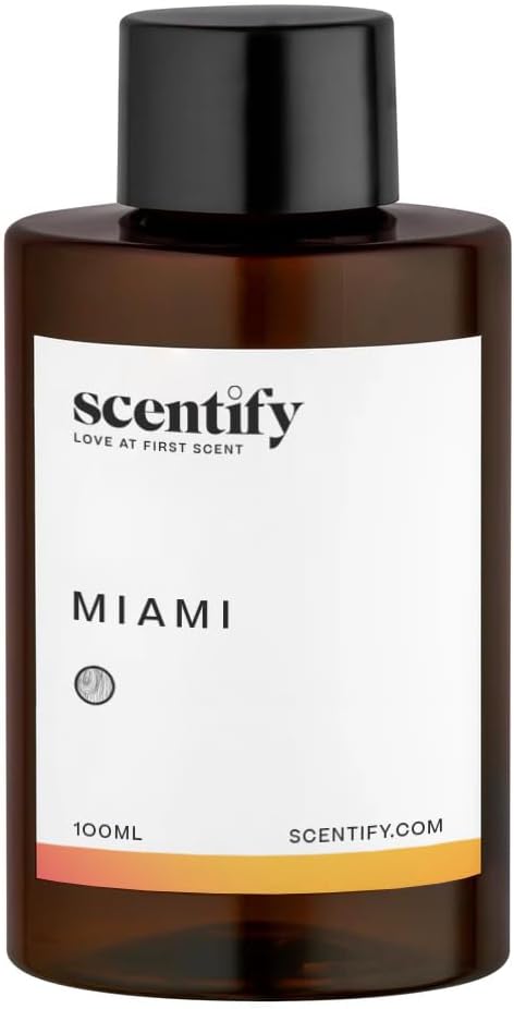 Scentify 5th Ave Aroma Oil Refill Scent for Oil Diffusers - Bergamot, Floral, Gardenia Scents - Luxurious Relaxing Aromatherapy Diffuser Fragrance 100ml, 3.38 oz Scentify