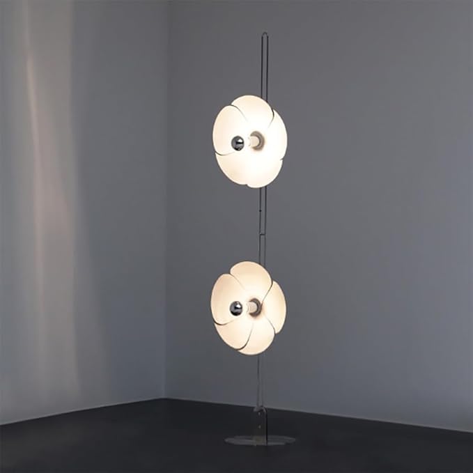 Nordic Retro Petal Floor Lamp Luxury Modern Family Iiving Room Bedroom LED Creativity Decorative Standing Light (Q) - Bloomnest