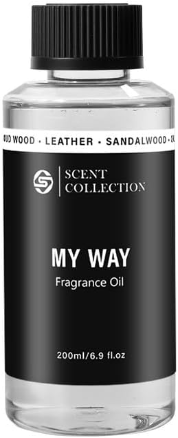 Luxury Hotel Scent My Way Diffuser Oil Waterless Essential Aromatherapy for Cold Air & Car Diffusers – Long Lasting Refill for Large Room & Home - Signature Sandalwood (200ml/6.76Fl oz) - Bloomnest