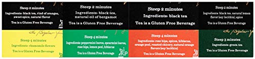 Bigelow Tea Variety Pack 8 Flavor Assortment 64-Count Boxes (Pack of 6) Caffeinated Individual Green and Black Tea Bags, for Hot Tea or Iced Tea, Drink Plain or Sweetened with Honey or Sugar - Bloomnest