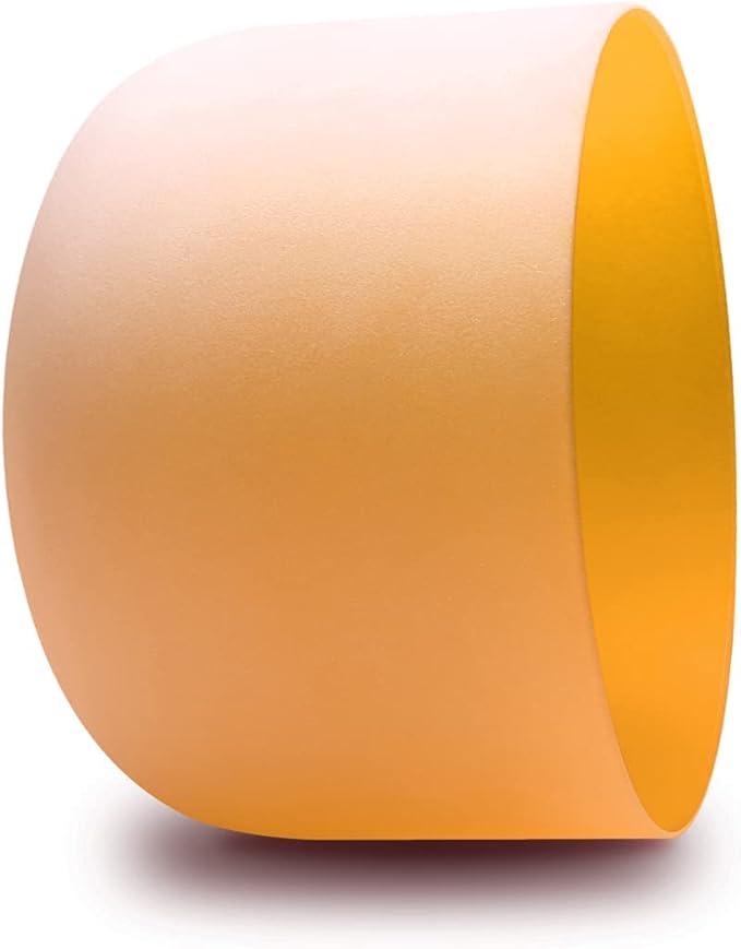 FMTY 10inch Crystal Singing Bowls set prefect pitch(±10HZ) Yellow(Solar Plexus)+ Blue(Throat) with Soft Carrying Bag Sound Bowls Chakra Bowl