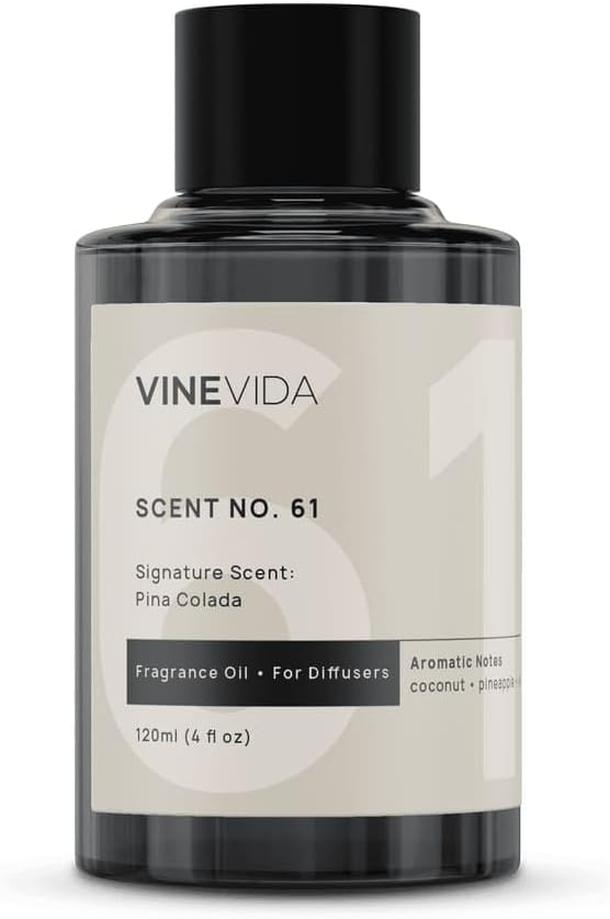 VINEVIDA [4 Fl Oz] Pina Colada Oil for Cold Air Diffusers, Essential Oils for Diffuser Oil Refill & Air Freshener Room Spray - Bloomnest