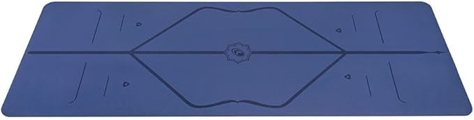 Liforme Original Yoga Mat – Free Yoga Bag Included - Patented Alignment System, Warrior-like Grip, Non-slip, Eco-friendly, sweat-resistant, long, wide, 4.2mm thick mat for comfort - Bloomnest