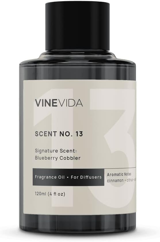 VINEVIDA [4 Fl Oz] Blueberry Cobbler Fragrance Oil for Cold Air Diffusers, Essential Oils for Diffuser Oil Refill & Air Freshener Room Spray - Bloomnest