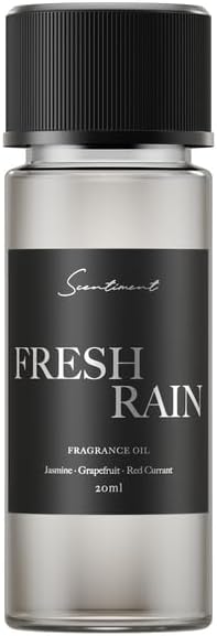 Scentiment Diffuser Oil - Fresh Rain | Aromatherapy Home Fragrance |Inspired by Marriott® Hotels | Luxurious Scent with Notes of Fresh Grapefruit and Crisp Red Currant (20 mL) Scentiment
