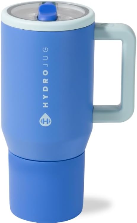 HydroJug Kids - 20 oz Insulated Kids Water Bottle with Flip Straw & Handle | Leak-Proof & Durable | Perfect for School, Sports, Lunch, Travel & Camp, Riptide - Bloomnest