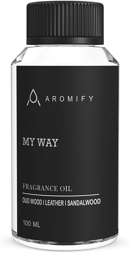 My Way Diffuser Oil, Inspired by 1 Hotel Miami Beach, 3.3 Fl Oz, 100 mL, Hotel Scent Diffuser Oil, My Way Aromatherapy Blend of Essential Oils for Home & Office, Leather & Sandalwood Scent. - Bloomnest