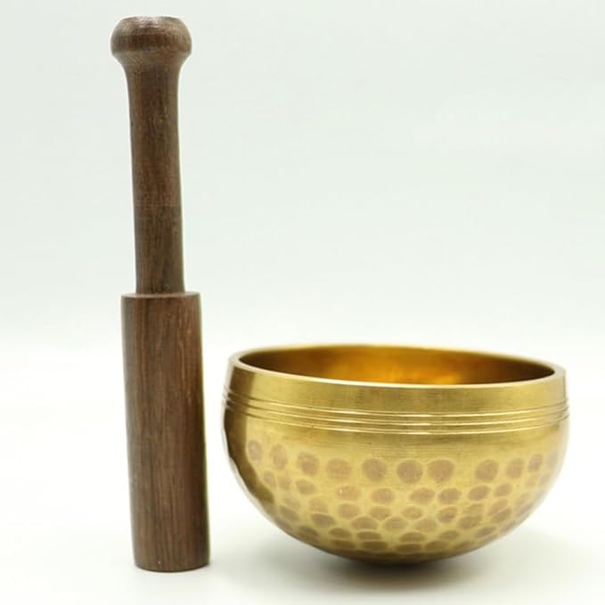 COHEALI 2 Pack Tibetan Singing Bowl Mallets Wood Sound Bowl Strikers for Meditation Yoga Spiritual Relaxation 5.00In Durable Hand Percussion Sticks - Bloomnest