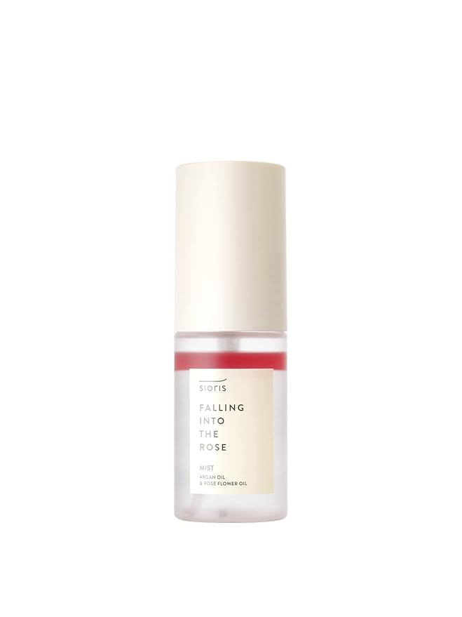 SIORIS Falling Into The Rose Mist Mini 1 Fl Oz for Traveling. 3in1 Multi-Care Mists Toner+Mist+Serum for Hydration & Oil Balance Certified by Cosmos Organic and Vegan Korean Skincare. - Bloomnest