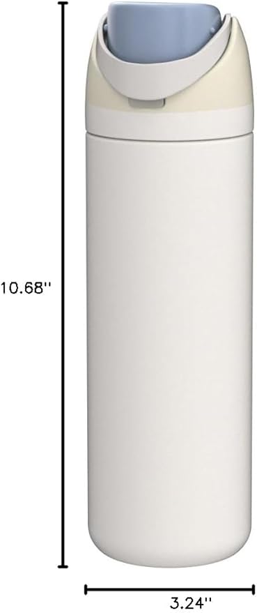 Owala FreeSip Insulated Stainless Steel Water Bottle with Straw for Sports, Travel, and School BPA-Free Sports Water Bottle, 24 oz, Iced Breeze Owala