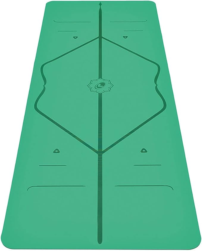 Liforme Travel Yoga mat – Patented Alignment System, Warrior-Like Grip, Non-Slip, Eco-Friendly, Ultra-Lightweight and Sweat Resistant, Made with Natural Rubber