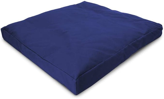 BEAN PRODUCTS MEDITATION CUSHION - Zabuton Meditation Pillows for Sitting on Floor, Yoga Cushion, Cotton Yoga Pillow, Zen Kneeling Prayer Pad- MADE IN USA - Standard 24x24x2, NAVY - Bloomnest