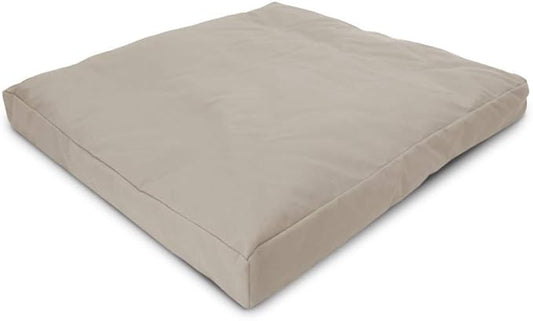 BEAN PRODUCTS MEDITATION CUSHION - Zabuton Meditation Pillows for Sitting on Floor, Yoga Cushion, Cotton Yoga Pillow, Zen Kneeling Prayer Pad- MADE IN USA - Standard 24x24x2, NATURAL - Bloomnest
