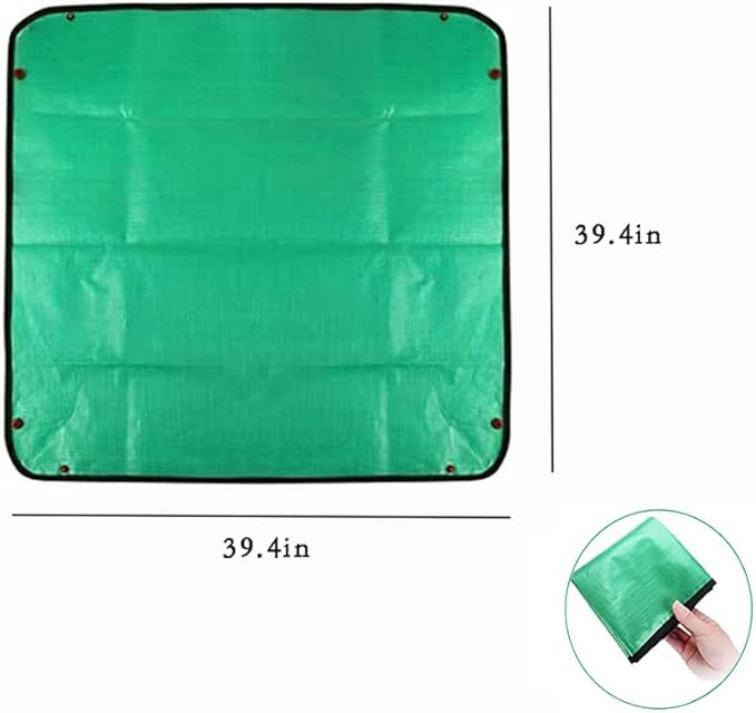 39.4" x 39.4" Large Plant Repotting Mat for Indoor Plants, Portable and Foldable Gardening mat, Waterproof Transplanting Potting Mat in Garde - Bloomnest