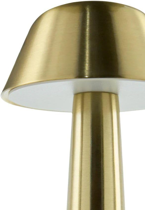 Mark&Day Table Lamps, Tasheika Traditional Metallic - Brass Bedside Table Lamp for Nightstand Bedroom, Living Room or Office (9" H x 4" W x 4" D) - Bloomnest