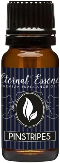 Eternal Essence Oils Pinstripes 10ml Fragrance Oil – Mint Leaves, Grapefruit, Cardamom & Amber Woods – Cool, Clean, Musk-Infused Scent with Magnetic Spice EternalEssenceOils