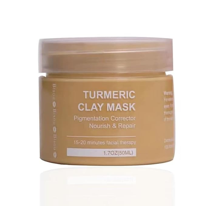 Turmeric Clay, Dead Sea Mud & Charcoal Gel Face Mask Trio With Applicator, Deep cleansing Clay and Mask Applicator, Facial Therapy PH Balanced Hypo-allergenic (3 Sets Mud Mask) - Bloomnest