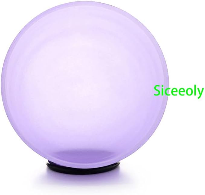 8" A Note 432HZ Light Purple Color Crystal Singing Bowl Frosted Quartz Root Base Chakra Meditation Sound Healing with Durable Carrying Case Suede Striker O-ring - Bloomnest
