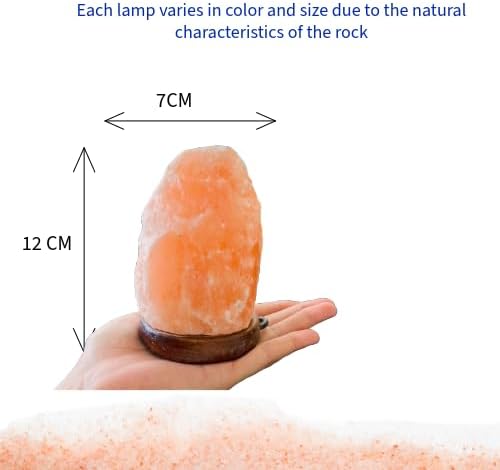 Himalayan Salt Lamp, USB Powered Color Changing Handcrafted Natural Shaped Lamp, Unique Gift Idea for Home Decore and Relaxation - Bloomnest