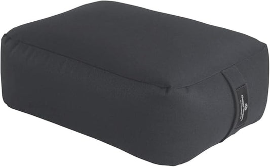 Hugger Mugger Zen Meditation Cushion - Wider Base, Use Horizontally or Vertically, Buckwheat Filled, Durable Fabric, Handmade in USA - Bloomnest