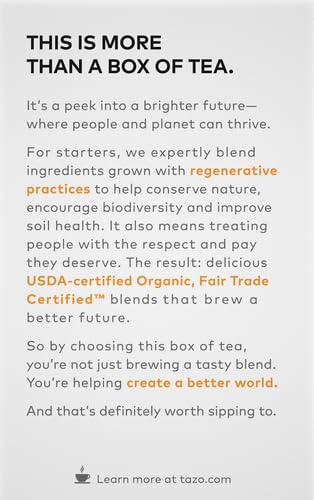 TAZO Tea Bags, Black Tea, Regenerative Organic Chai Tea, 16 Count (Pack of 2) - Bloomnest