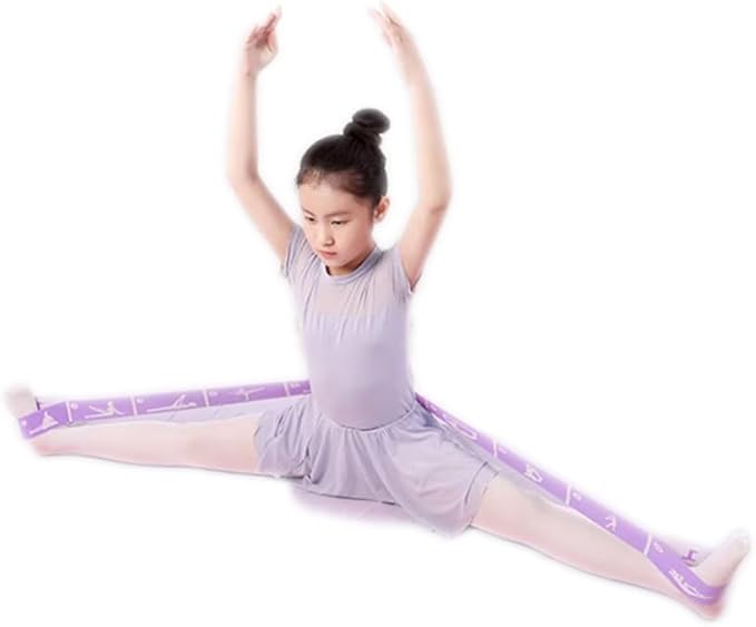 2-Pack Adjustable Kids Dance Stretch Bands - 8-Loop Elastic Bands for Ballet, Latin, Yoga, Gymnastics & Stretching - Flexible, Multi-Section Design for Dance Training & Flexibility - Bloomnest