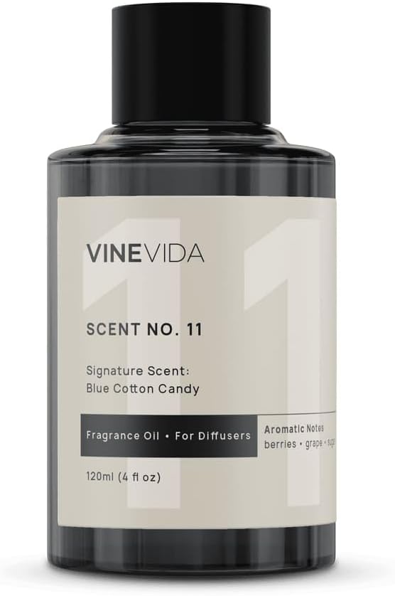 VINEVIDA [4 Fl Oz] Blue Cotton Candy Fragrance Oil for Cold Air Diffusers, Essential Oils for Diffuser Oil Refill & Air Freshener Room Spray - Bloomnest