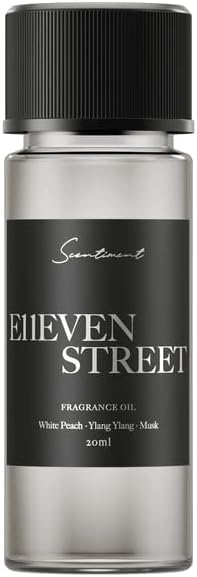Scentiment - E11even Street Hotel Diffuser Oil | Aromatherapy Home Fragrance | Luxurious Scent with Notes of White Peach, Ylang Ylang, Mush, 20ml Scentiment