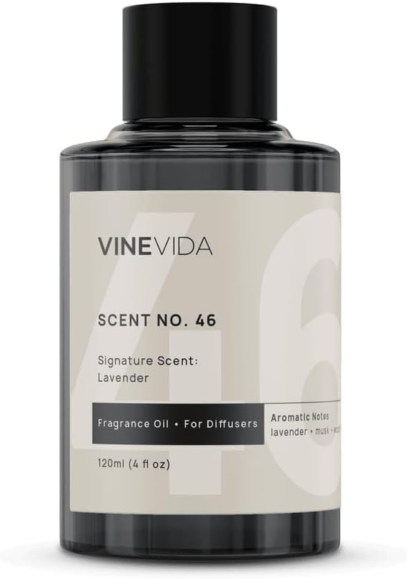 VINEVIDA [4 Fl Oz] Lavender Fragrance Oil for Cold Air Diffusers, Essential Oils for Diffuser Oil Refill & Air Freshener Room Spray - Bloomnest