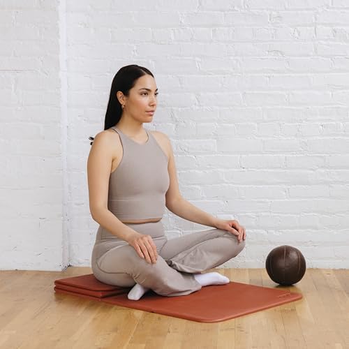 Stakt The Original Foldable Yoga Mat, Premium Fitness & Multi-Purpose Workout Mat with Non-Slip Surface, Portable & Lightweight for Studio or Home Use, As Seen on Shark Tank - Bloomnest