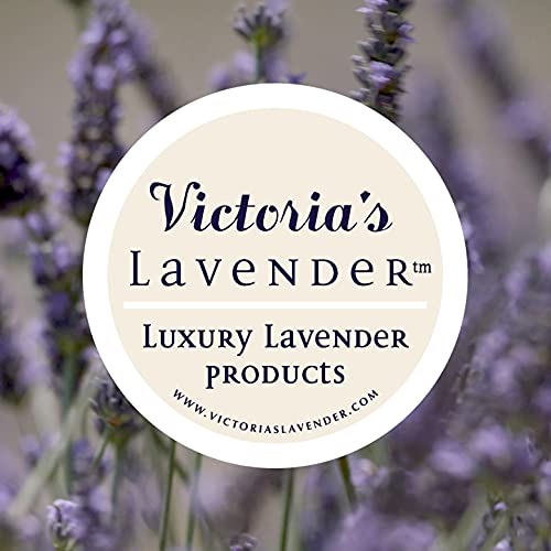 Victoria's Lavender Gift Basket for Women - Travel Massage Candle, Hand & Body Lotion, Bath Salts & Lavender Sachet, Skin Care, Beauty Products for Women, Body Wash Set, Spa Kit, Made in The USA - Bloomnest