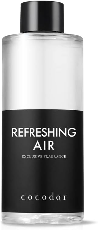 COCODOR Reed Diffuser Oil Refill/Refreshing Air/6.7oz(200ml)/1 Pack/Aroma therapy, Home Fragrance, Scented Oils, Oils for Reed Diffuser, Office Décor, Decoration - Bloomnest
