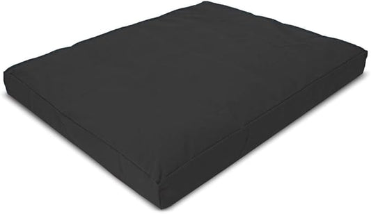 BEAN PRODUCTS MEDITATION CUSHION - Zabuton Meditation Pillows for Sitting on Floor, Yoga Cushion, Cotton Yoga Pillow, Zen Kneeling Prayer Pad- MADE IN USA - Premium 32x26x3, BLACK - Bloomnest