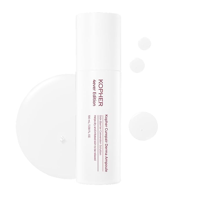 Kopher Curepair Derma Ampoule Mist [4ever Edition] with 10GF Skin Renewal & Brightening Ampoule for Sensitive Skin - Reduces Wrinkles, Improves Skin Tone, Korean Skincare (3.38 fl.oz.) - Bloomnest