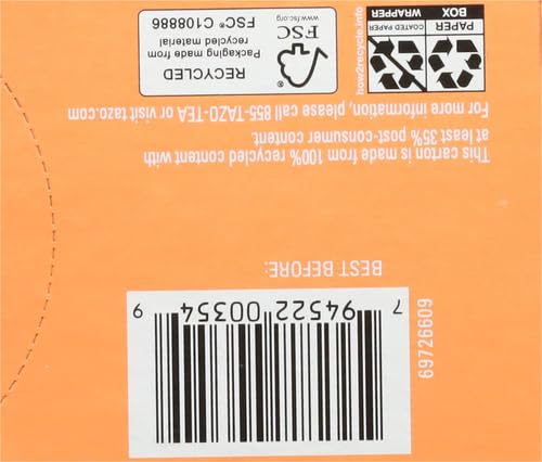 TAZO Calm Chamomile Herbal Tea Bags, Caffeine Free Blend, 16 Total Tea Bags - Bloomnest
