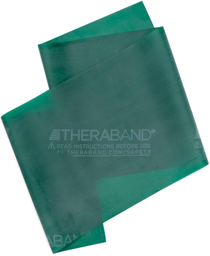 THERABAND Resistance Band, Black, Special Heavy, 50-Yard Roll, Latex Elastic Band for Exercise - Bloomnest