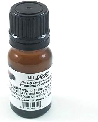Sweet Mulberry Fragrance Oil in Amber Glass with Built in Dropper Diffusers and Burners 10 ML/.33 OZ.