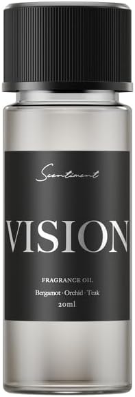 Scentiment Diffuser Oil - Vision Designer Collection | Aromatherapy Home Fragrance | Luxurious Scent with Notes of Bergamot, Orchid, Teak (20ml) - Bloomnest