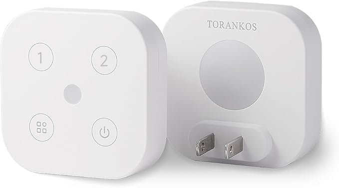 2 Pack Kids Sleep Timer Red Night Light Plug into Wall, Adult, Light Sensor, Dimmable, Hallway, Stair Lights Indoor, Bathroom, LED - Bloomnest