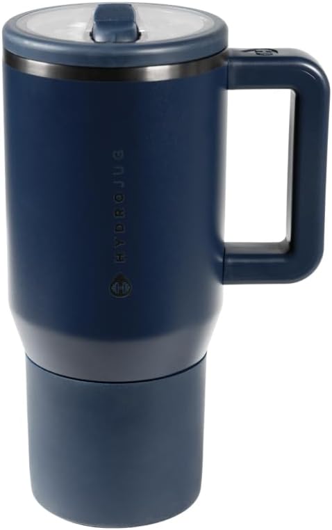 HydroJug Kids - 20 oz Insulated Kids Water Bottle with Flip Straw & Handle | Leak-Proof & Durable | Perfect for School, Sports, Lunch, Travel & Camp, Midnight - Bloomnest