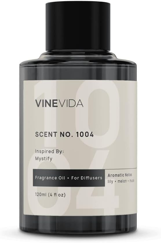 VINEVIDA [4 Fl Oz] Scent NO. 1004 Inspired by Mystify Fragrance Oil for Cold Air Diffusers, Aromatic Notes of Lily Melon Musk, Essential Oils for Diffuser Oil Refill & Air Freshener Room Spray - Bloomnest